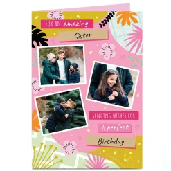 Hot Photo Card - Amazing Sister Birthday Kids For Sister|For Kids
