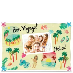 New Photo Card - Bon Voyage, Hola! Leaving|Photo