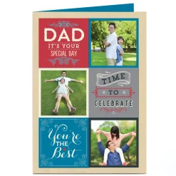 Card Factory Photo Card - Dad It's Your Special Day