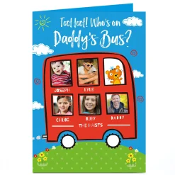 Discount Photo Card - Daddy's Bus For Dad|Father's Day