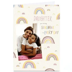 Kids Card Factory Photo Card - Daughter Sunshine to Every Day