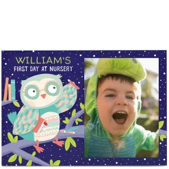 Card Factory Photo Card - First Day of Nursery