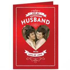 Card Factory Photo Card - For My Handsome Husband