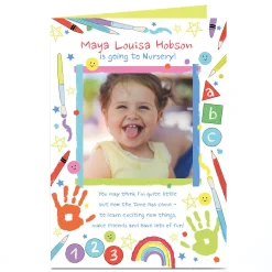 Card Factory Photo Card - Going to Nursery