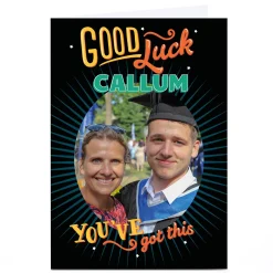 Card Factory Photo Card - Good Luck