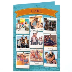Card Factory Photo Card - Polaroid Pictures And Banner