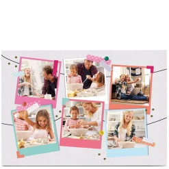Card Factory Photo Card - Scrapbook Polaroids