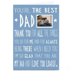 Best Photo Card - The Best Dad For Dad|Dad