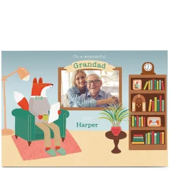 Card Factory Photo Card - To A Wonderful Grandad