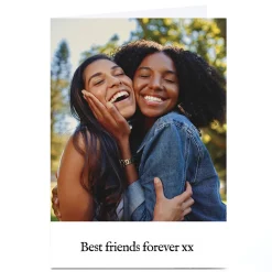 New Photo Card - Typewriter Message For Friend|Wedding