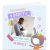 Card Factory Photo Carol Richardson Father's Day Card - Daddy Cuddles, Girl