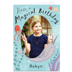 Sale Photo Chloe Fae Birthday Card - Magical Sea Kids For Kids|Photo