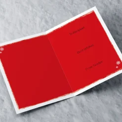 Photo Christmas Card - 7 Photos With Snowflakes Christmas|Photo