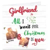 Card Factory Photo Christmas Card - All I Want For Christmas Girlfriend
