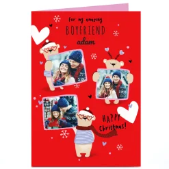 Photo Christmas Card - Amazing Boyfriend Bears Christmas|Photo