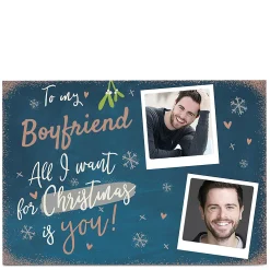 Card Factory Photo Christmas Card - Boyfriend All I Want Is You