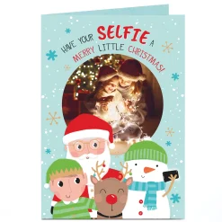 Card Factory Photo Christmas Card - Christmas Selfie