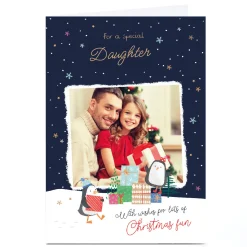 Clearance Photo Christmas Card - Christmas Fun Photo Frame, Daughter Christmas|Photo