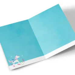 Clearance Photo Christmas Card - Festive Unicorn Christmas|Photo