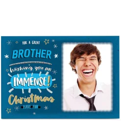 Card Factory Photo Christmas Card - For A Great Brother