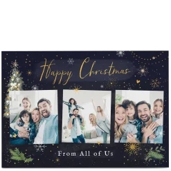 Sale Photo Christmas Card - From All of Us 3 Frames Christmas|Photo