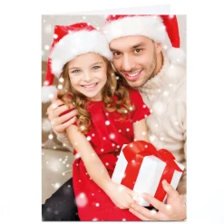Online Photo Christmas Card - Full Photo Portrait Christmas|Photo