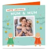 Hot Photo Christmas Card - Gingerbread Couple, Mum & Mum Christmas|Photo