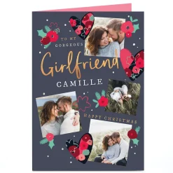 Card Factory Photo Christmas Card - Gorgeous Girlfriend