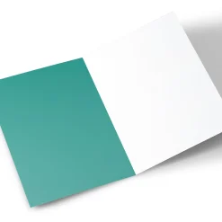 Card Factory Photo Christmas Card - Green Frame