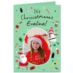 Best Photo Christmas Card - It's Chriiistmaaas, Any Name Christmas|Photo