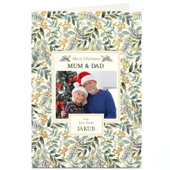 Card Factory Photo Christmas Card - Merry Christmas With Love