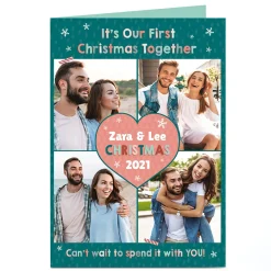 Outlet Photo Christmas Card - Our First Together Christmas|Photo