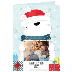 Outlet Photo Christmas Card - Polar Bear Polaroid Christmas|Photo