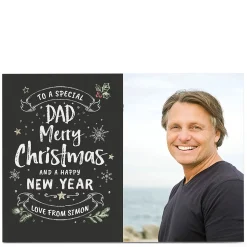 Card Factory Photo Christmas Card - To A Special Dad