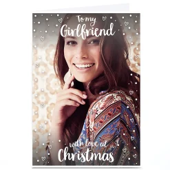 Card Factory Photo Christmas Card - To My Girlfriend