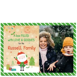 Online Photo Christmas Eve Box Card - Box Of Love & Goodies Christmas Gifts|Christmas