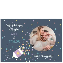 Best Photo Congratulations Card - Super Happy For You Wedding|New Home