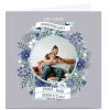 Card Factory Photo Dalia Clark Anniversary Card - Floral Frame