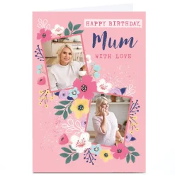 Card Factory Photo Dalia Clark Birthday Card - Happy Birthday Mum With Love