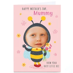 Clearance Photo Dalia Clark Mother's Day Card - Busy Little Bee, Mummy Pink Photo
