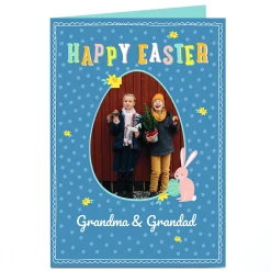 Card Factory Photo Easter Card - Bunny & Egg