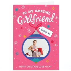 Outlet Photo Ebony Newton Christmas Card - Pink Bauble, Amazing Girlfriend Christmas|Photo