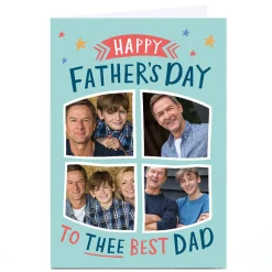 New Photo Ebony Newton Father's Day Card - Thee Best Dad, 4 Photos Father's Day|Photo