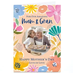 Hot Photo Ebony Newton Mother's Day Card - Mum & Gran Photo