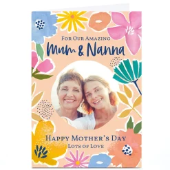 Card Factory Photo Ebony Newton Mother's Day Card - Amazing Mum & Nanna