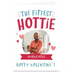 Card Factory Photo Ebony Newton Valentine's Day Card - The Fittest Hottie
