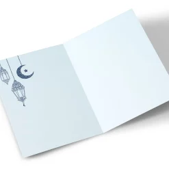 Card Factory Photo Eid Card - Lanterns and Moon
