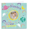 Card Factory Photo Emma Valenghi Mother's Day Card - Mummy Littlr Sunshine & Planets