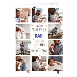 Card Factory Photo Father's Day Card - Fun & Happy Times