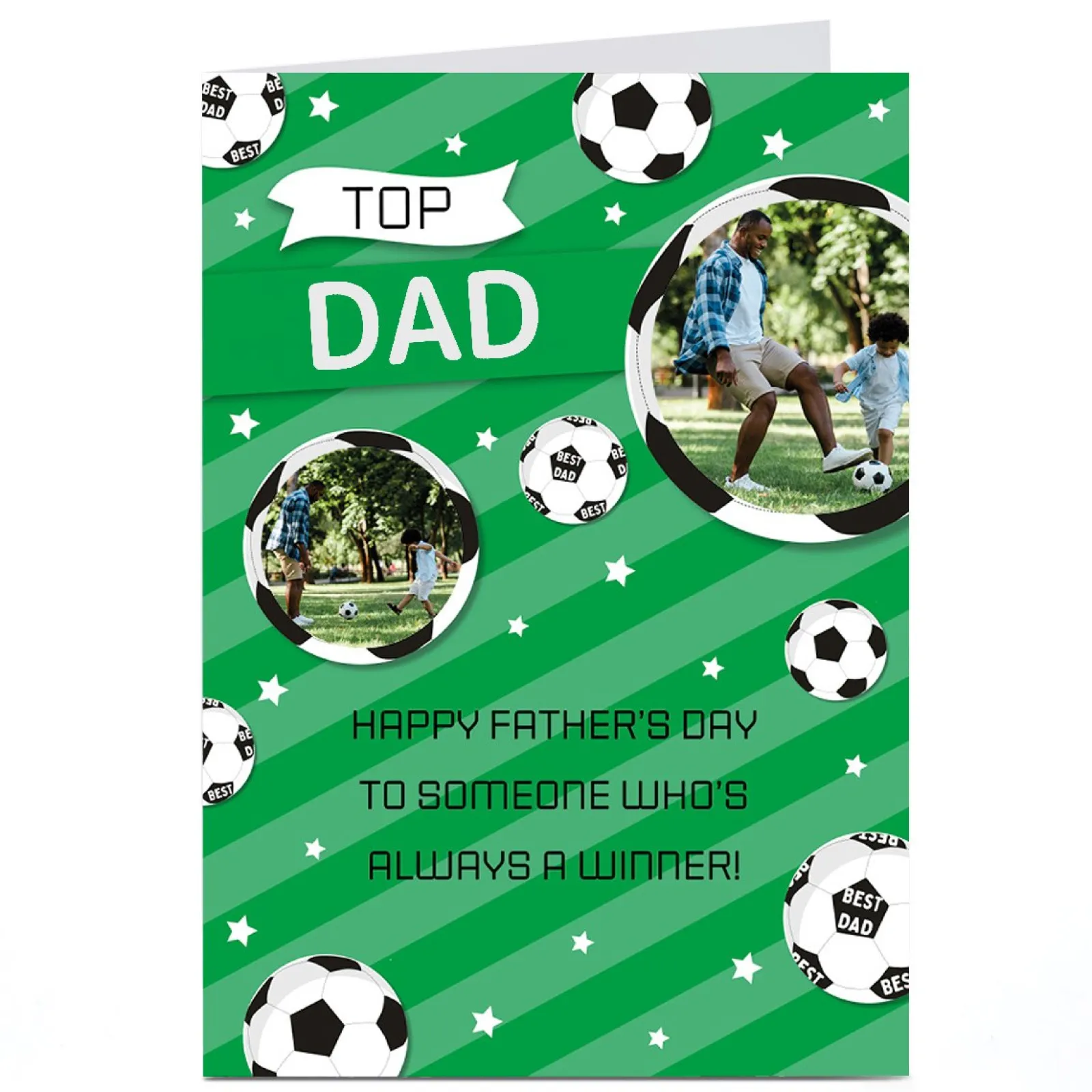 Outlet Photo Father's Day Card - Football Dad Father's Day|Photo